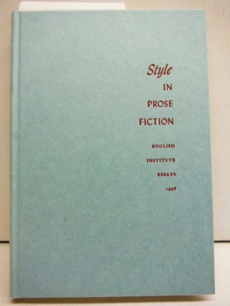 Image 0 of Style in Prose Fiction