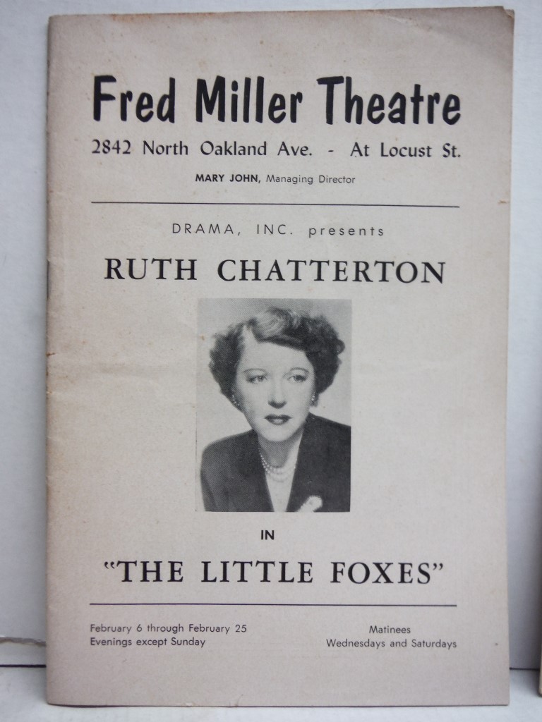 Image 1 of Lot of 8 Fred Miller Theatre Playbills