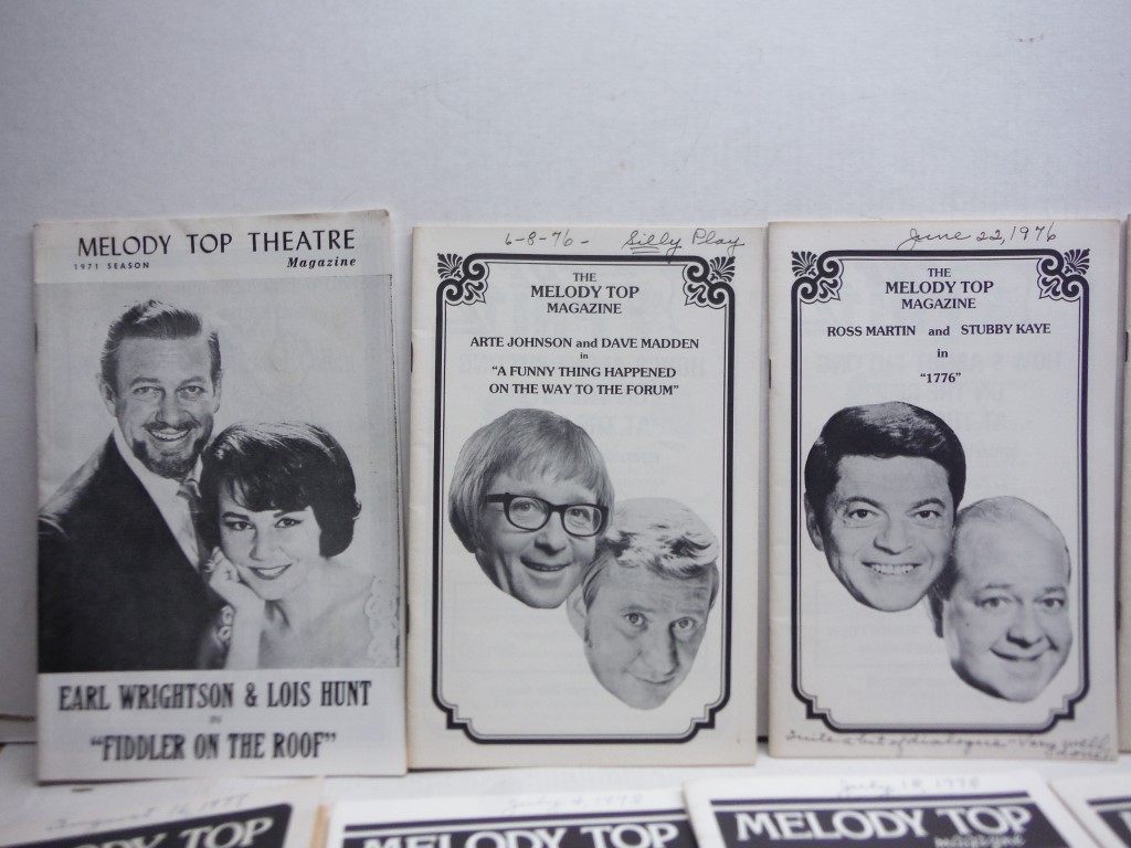 Image 1 of Lot of 11 Melody Top Theatre Playbills.