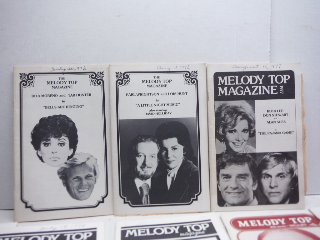 Image 2 of Lot of 11 Melody Top Theatre Playbills.