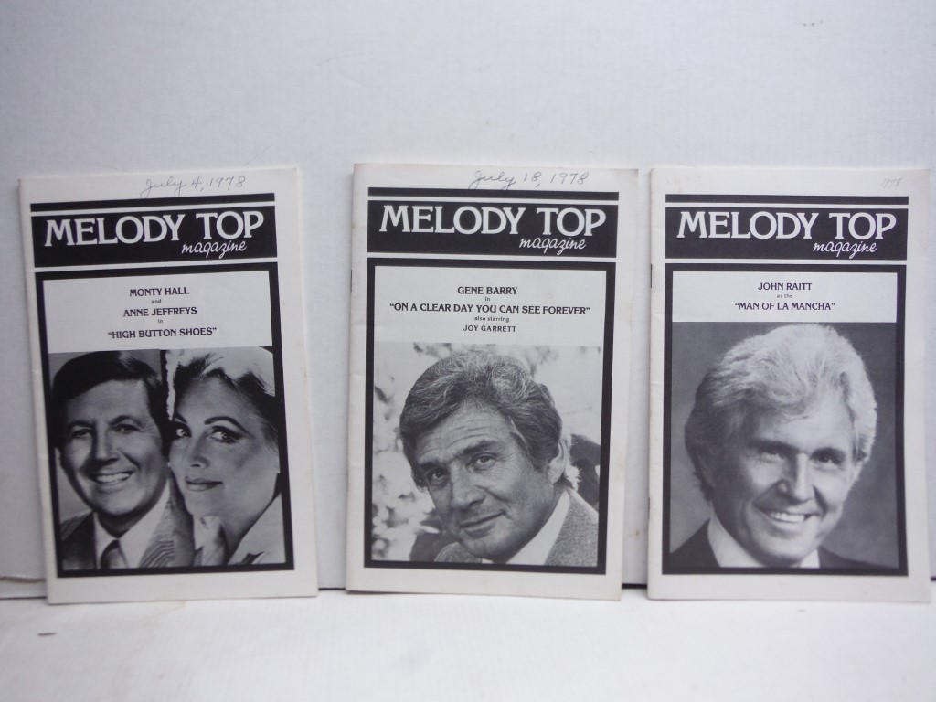 Image 3 of Lot of 11 Melody Top Theatre Playbills.