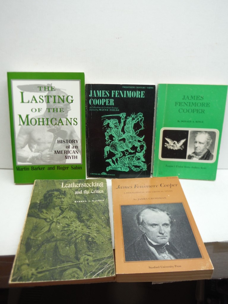 Lot of 5 Literary Criticism of James Fenimore Cooper