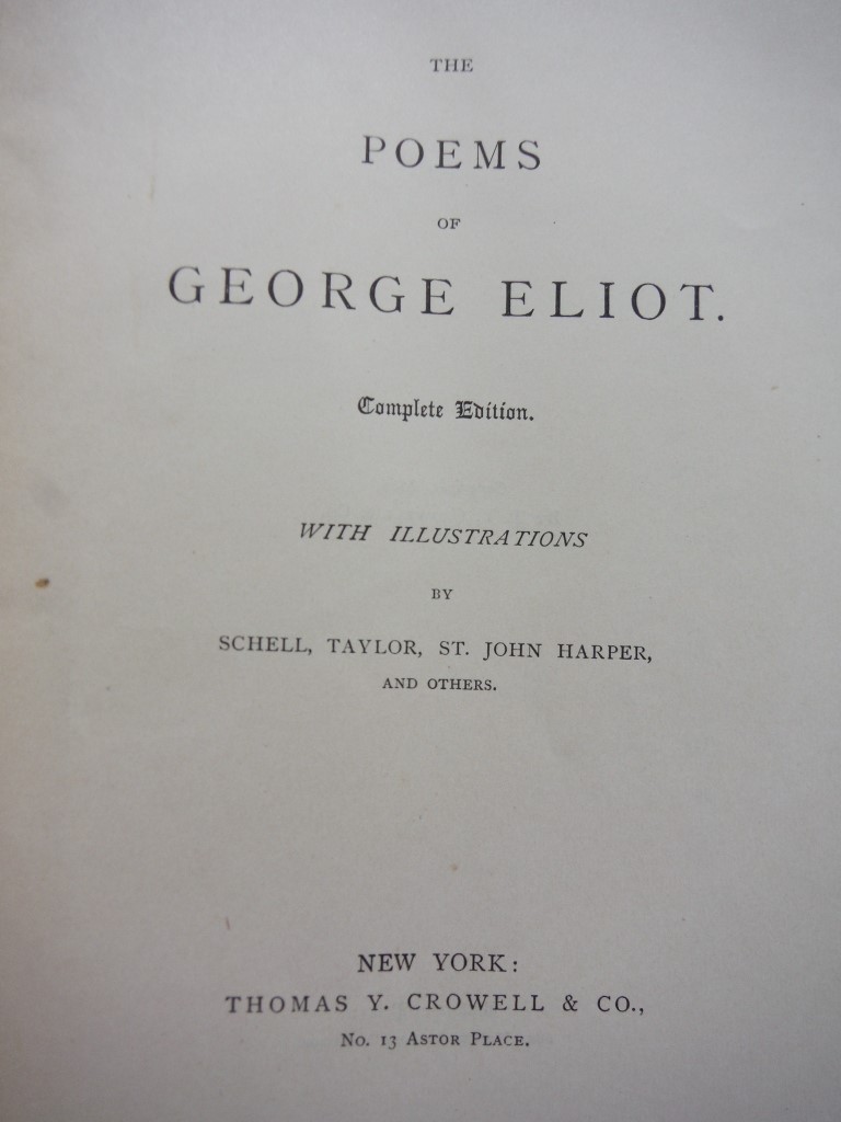 Image 1 of Poems of George Elliot