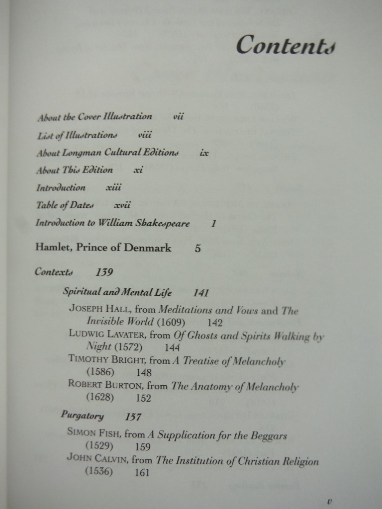 Image 1 of Hamlet, A Longman Cultural Edition (Longman Cultural Editions)