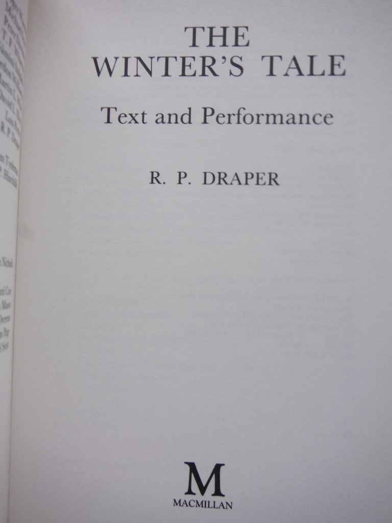 Image 1 of The Winter's Tale: Text and Performance