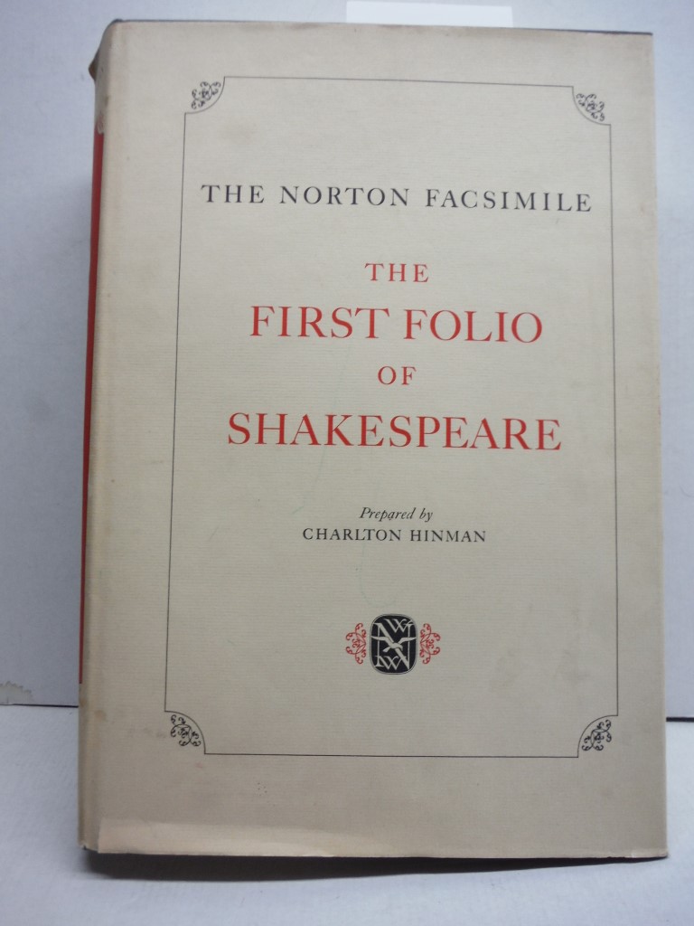 Image 0 of The Norton Facsimile: The First Folio of Shakespeare