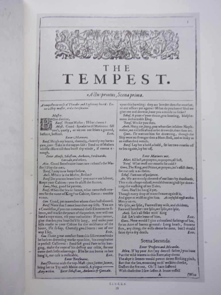 Image 2 of The Norton Facsimile: The First Folio of Shakespeare
