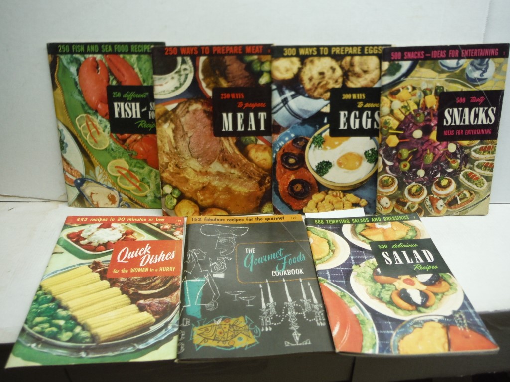 Lot of 7 Culinary Arts Institute Cookbooks