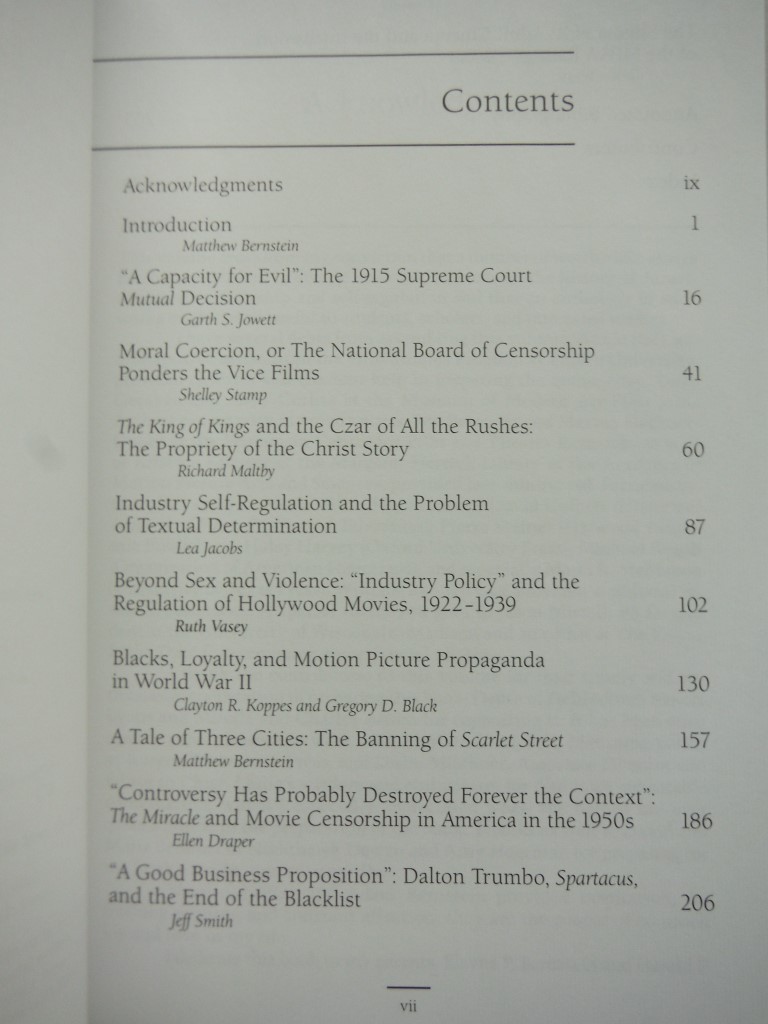 Image 1 of Controlling Hollywood: Censorship and Regulation in the Studio Era (Rutgers Dept