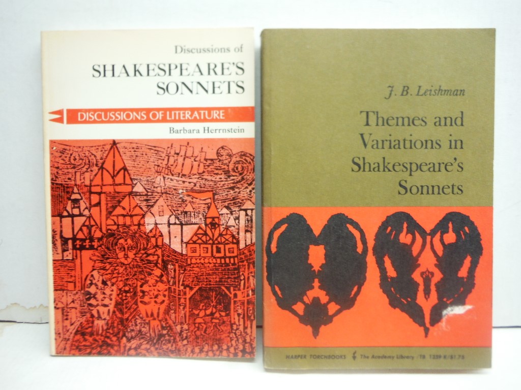 Image 1 of Lot of 4 Literary Criticism of Shakespeare's Sonnets