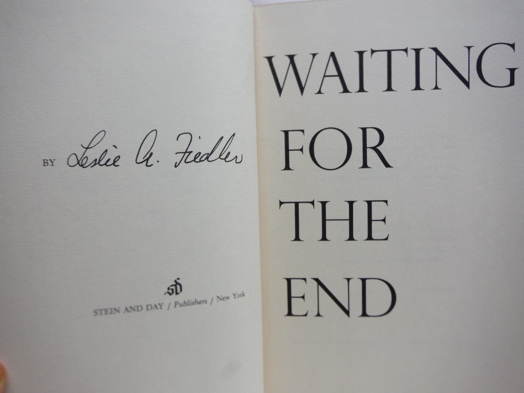 Image 1 of Waiting for the End: The Crisis in American Culture, Race and Sex