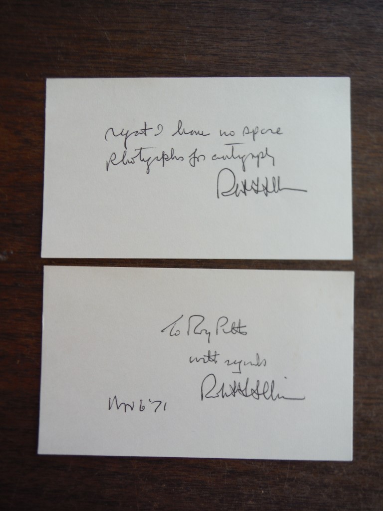 2  Autographs of Robert Greenhalgh Albion