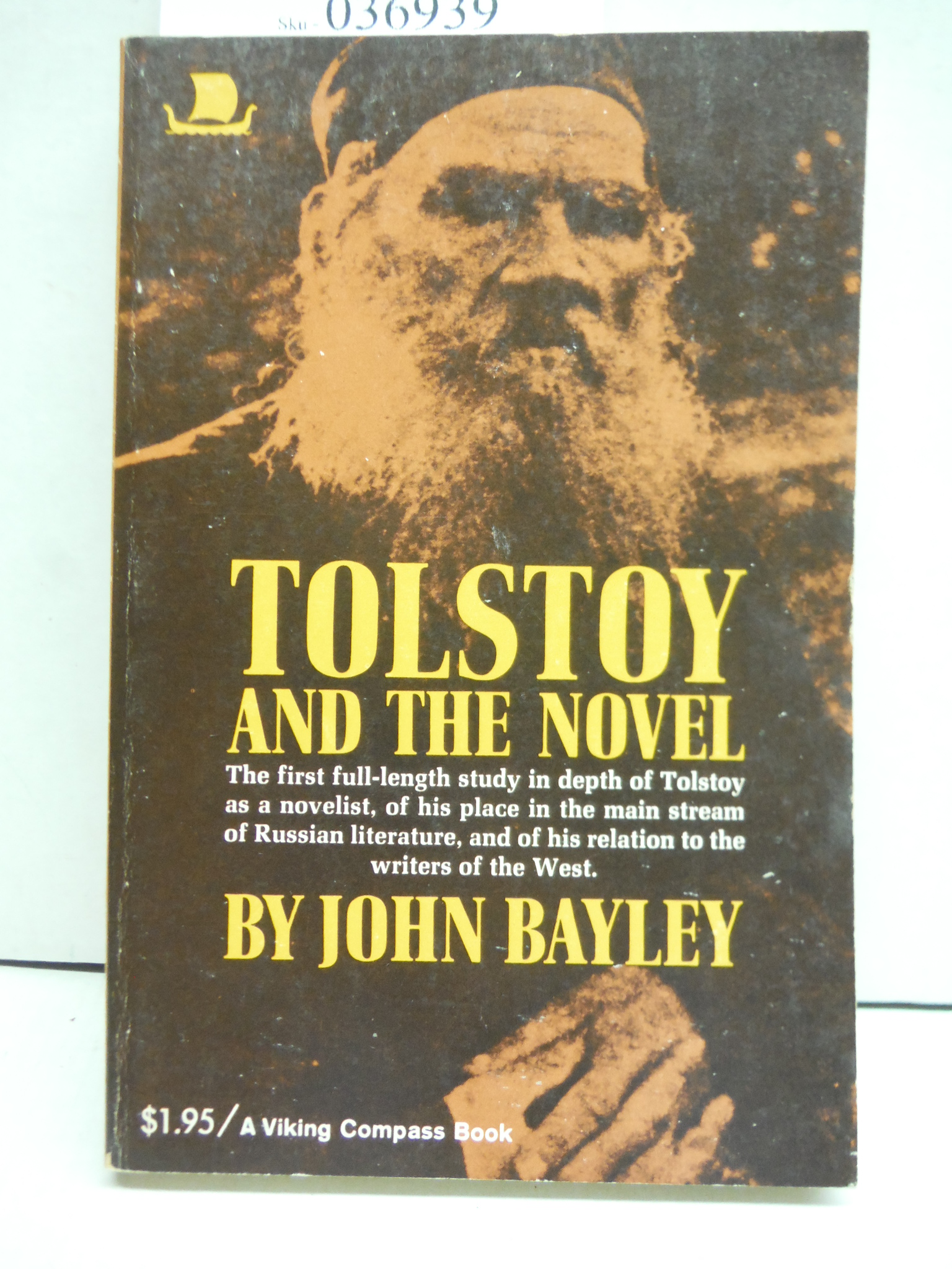 Image 0 of Tolstoy and the Novel