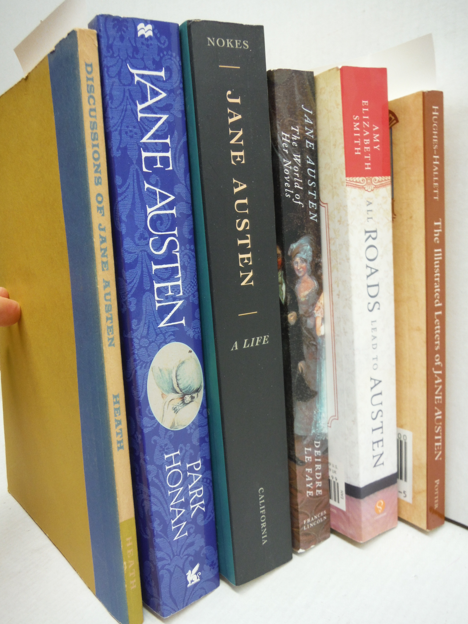 Lot of  6 paperbacks relating to Jane Austen.
