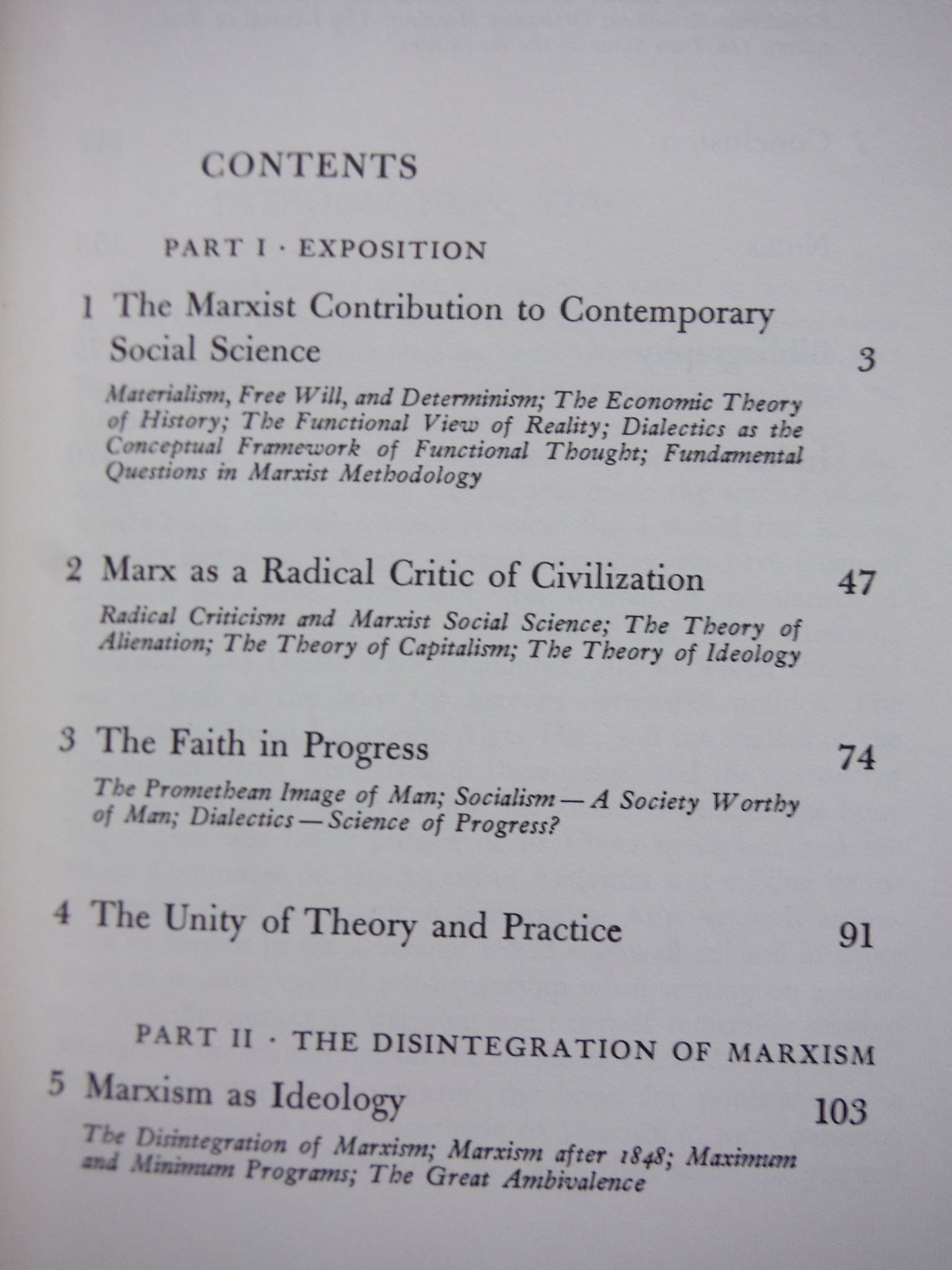 Image 1 of Marxism: The Unity of Theory and Practice - A Critical Essay