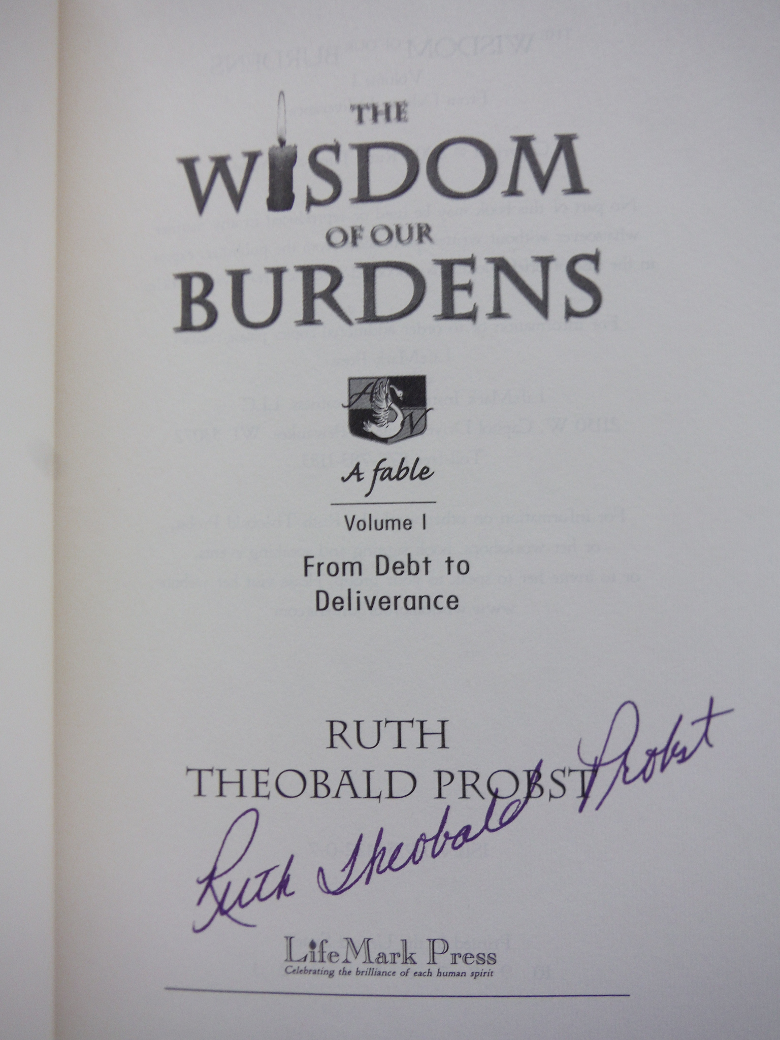 Image 1 of The Wisdom of Our Burdens, Vol. 1: From Debt to Deliverance
