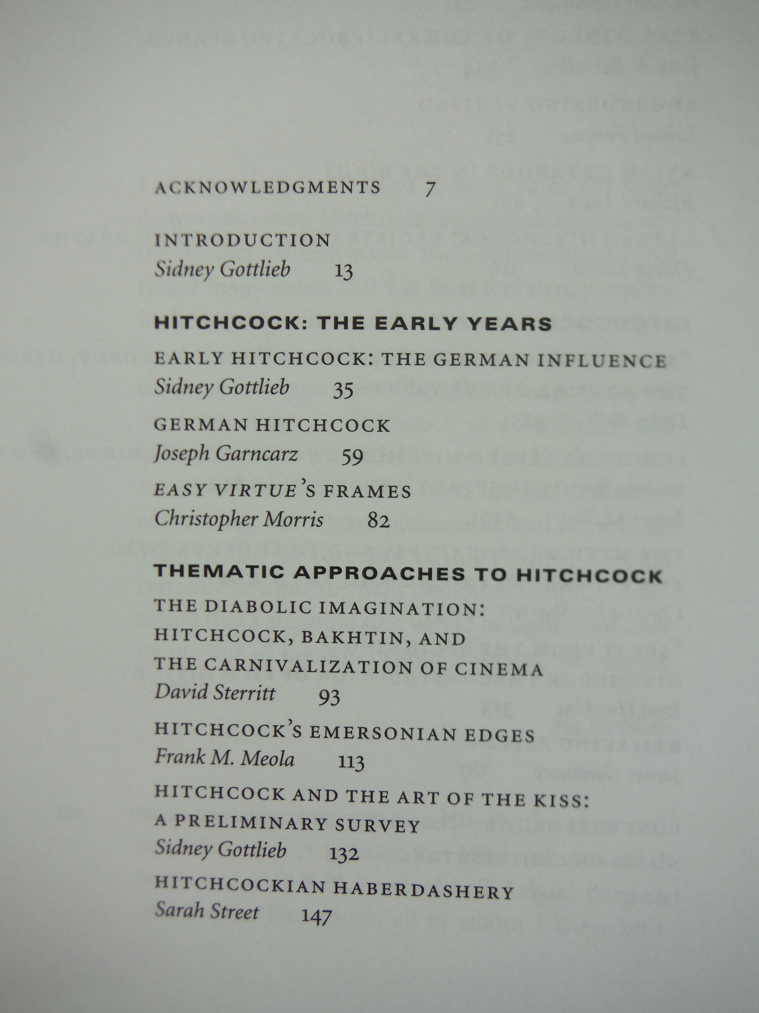 Image 2 of Framing Hitchcock: Selected Essays from the Hitchcock Annual (Contemporary Appro