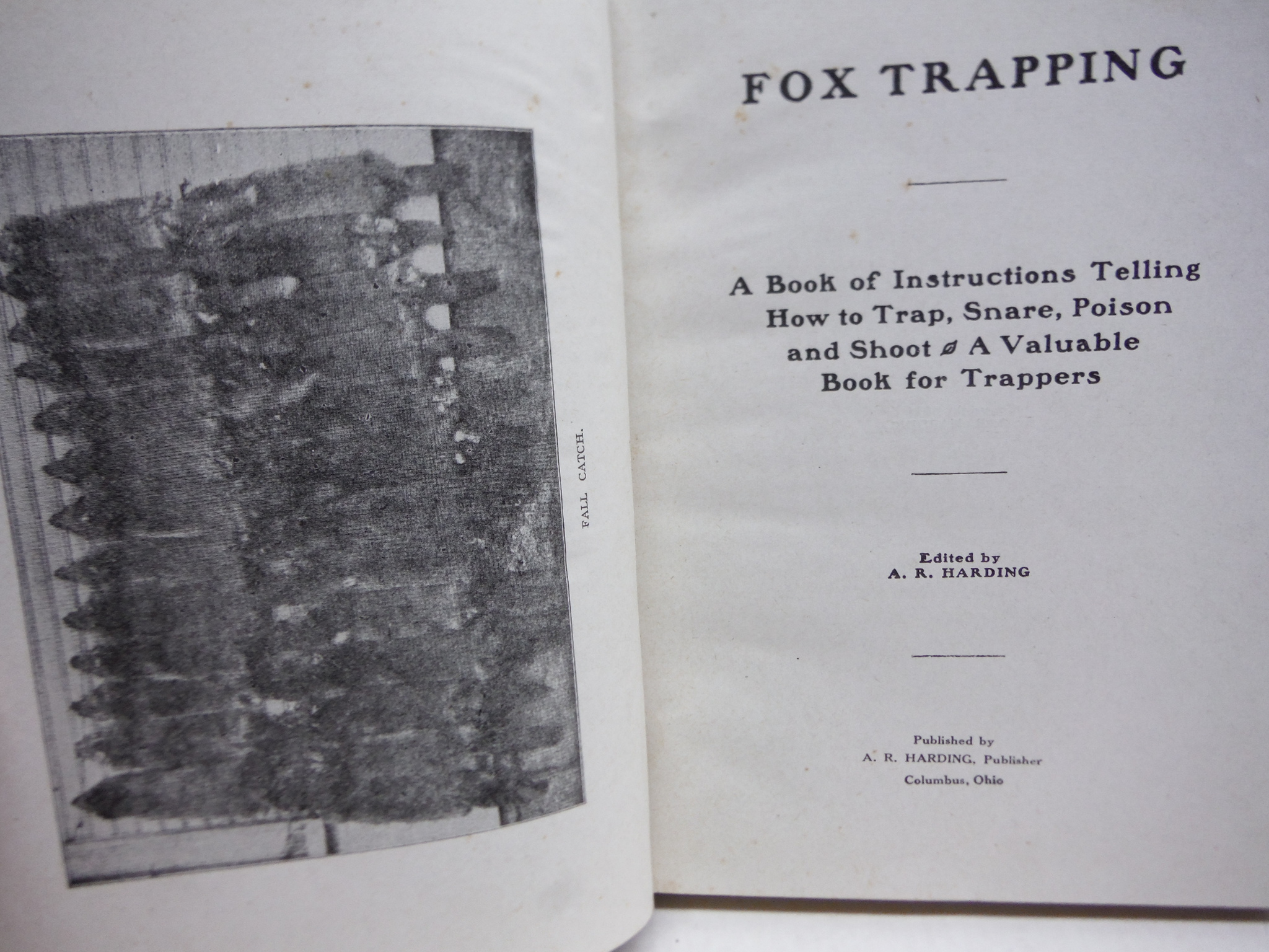 Image 1 of Fox Trapping: A Book of Instructions Telling How to Trap, Snare, Poison and Shoo