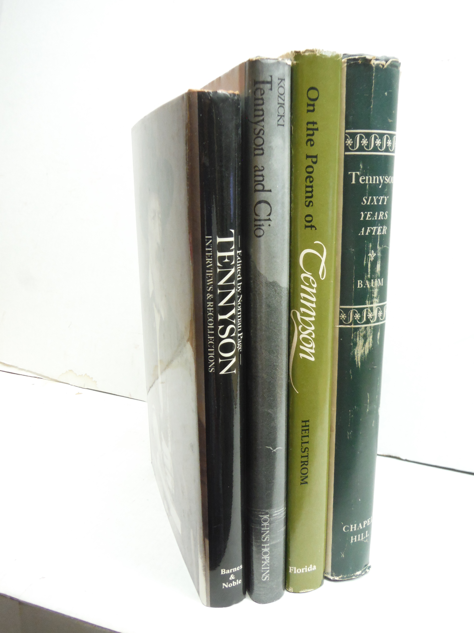 Lot of 4 Good HC books on Tennyson.