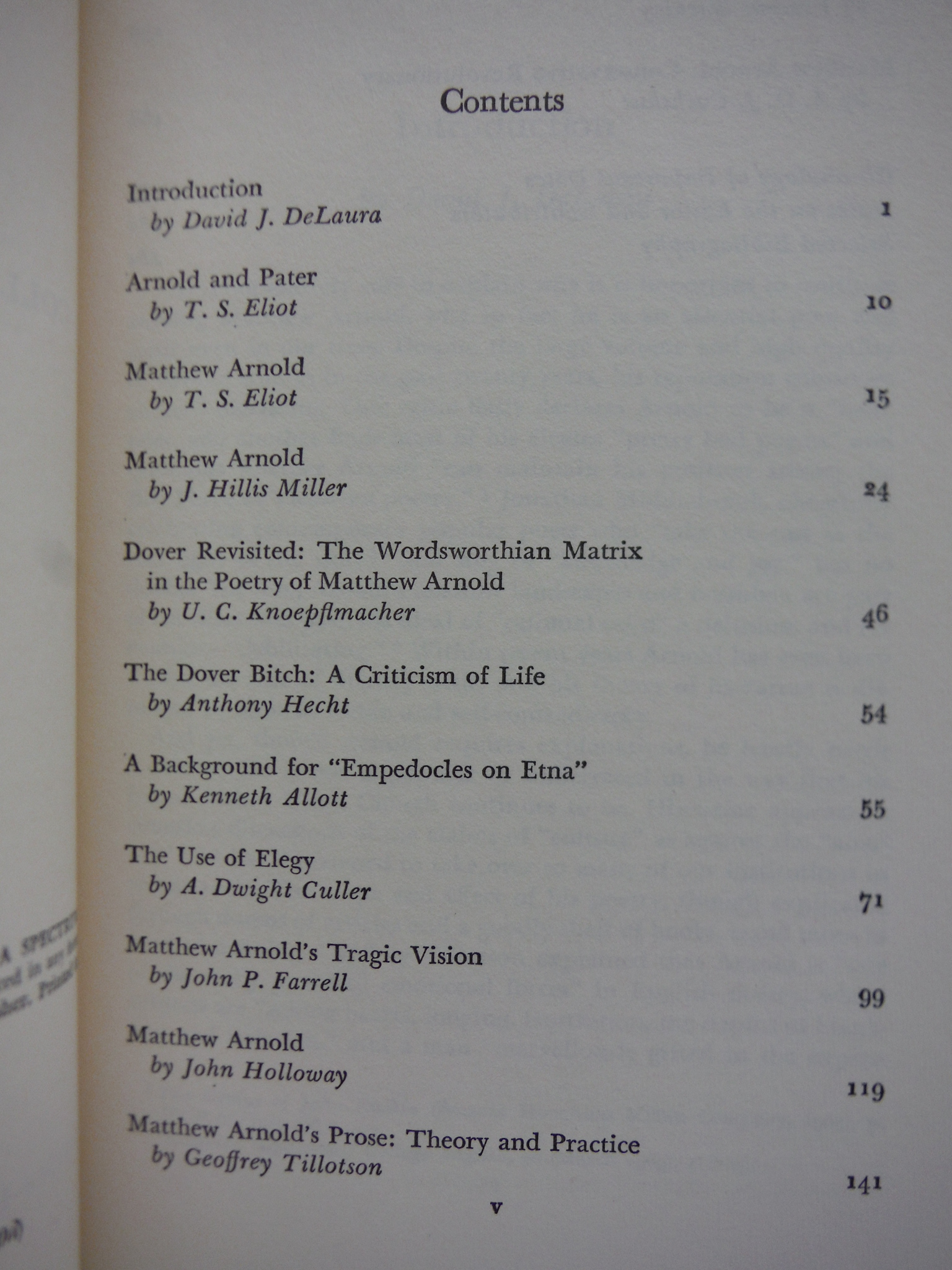 Image 1 of Matthew Arnold: a collection of critical essays, (Twentieth century views)