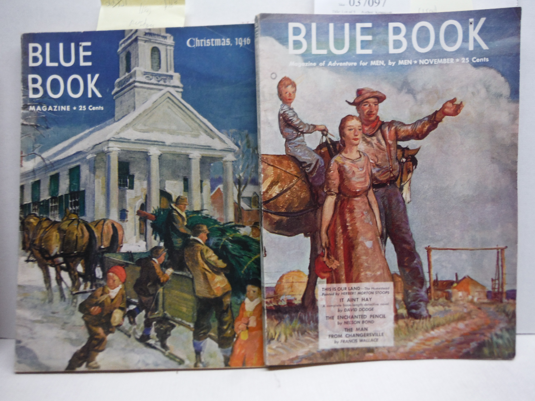 Image 1 of Lot of 5 Bluebook Magazines from 1946