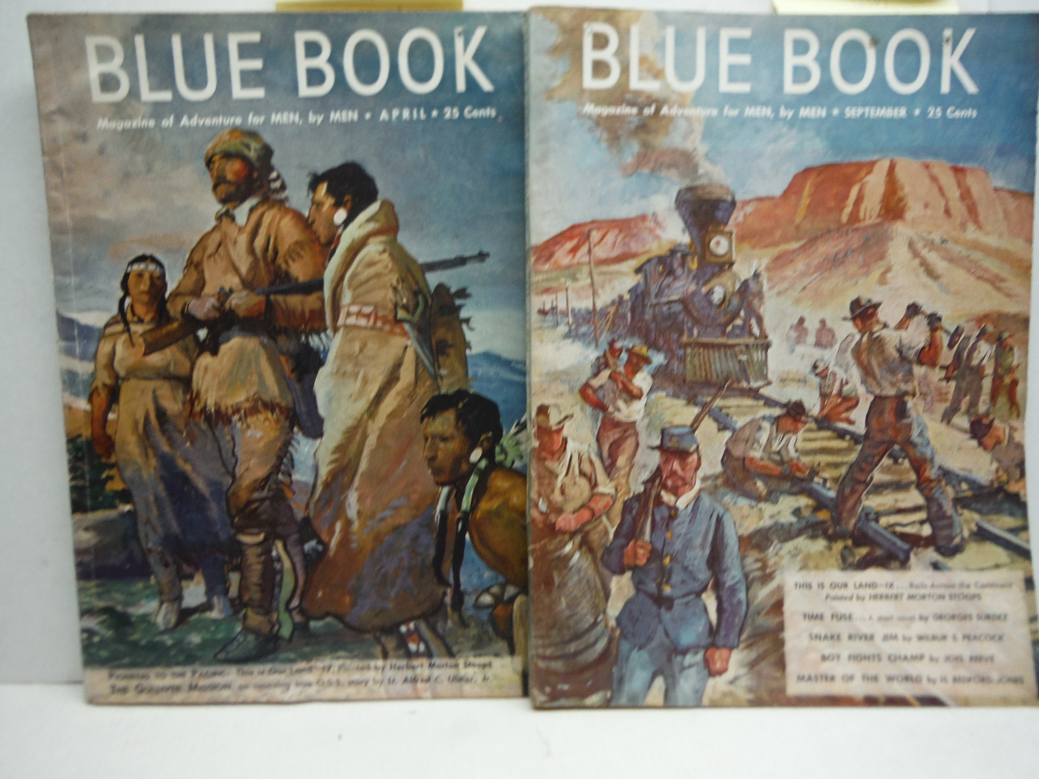 Image 2 of Lot of 5 Bluebook Magazines from 1946