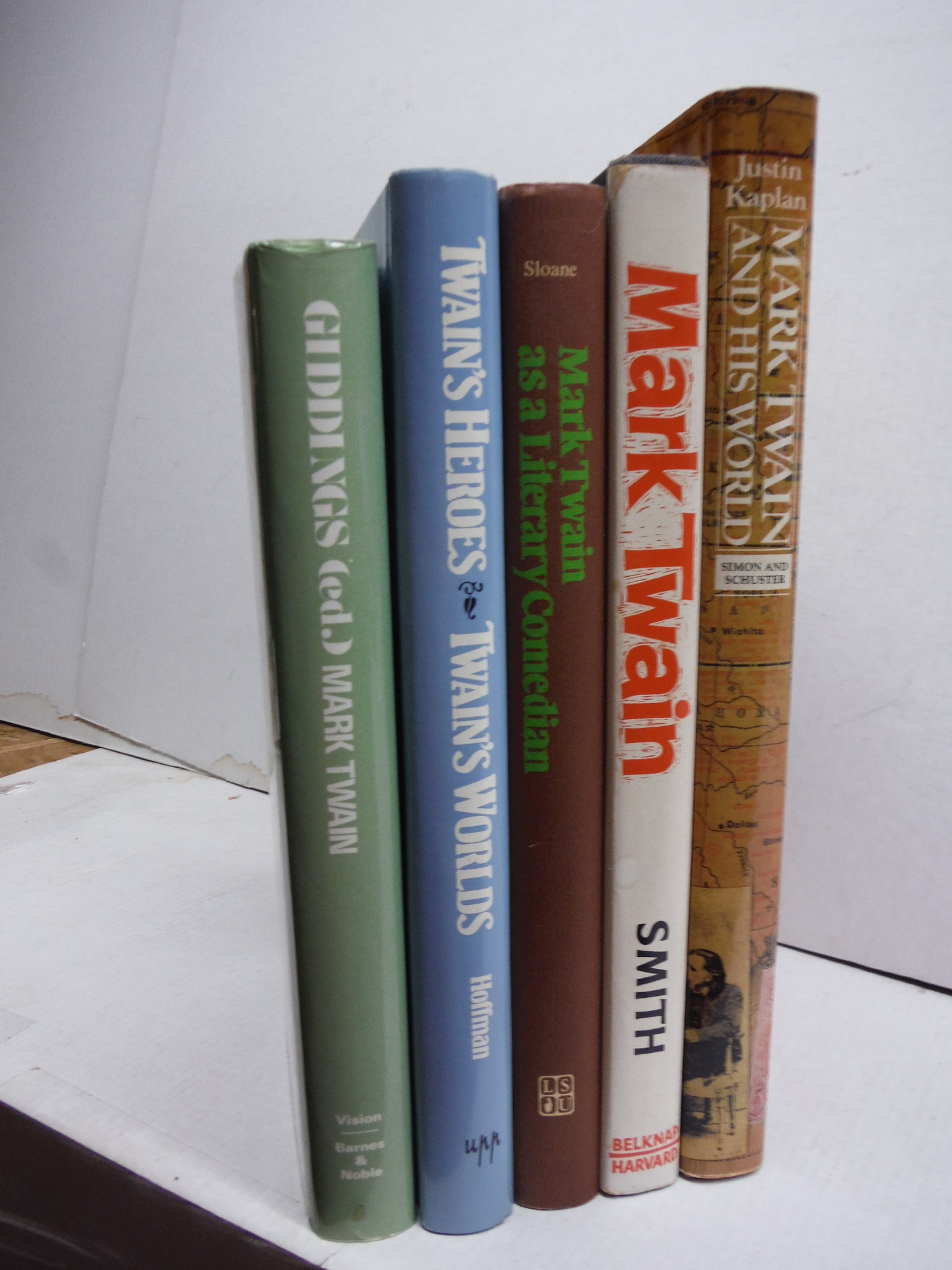 Lot of 5 HC books on Mark Twain