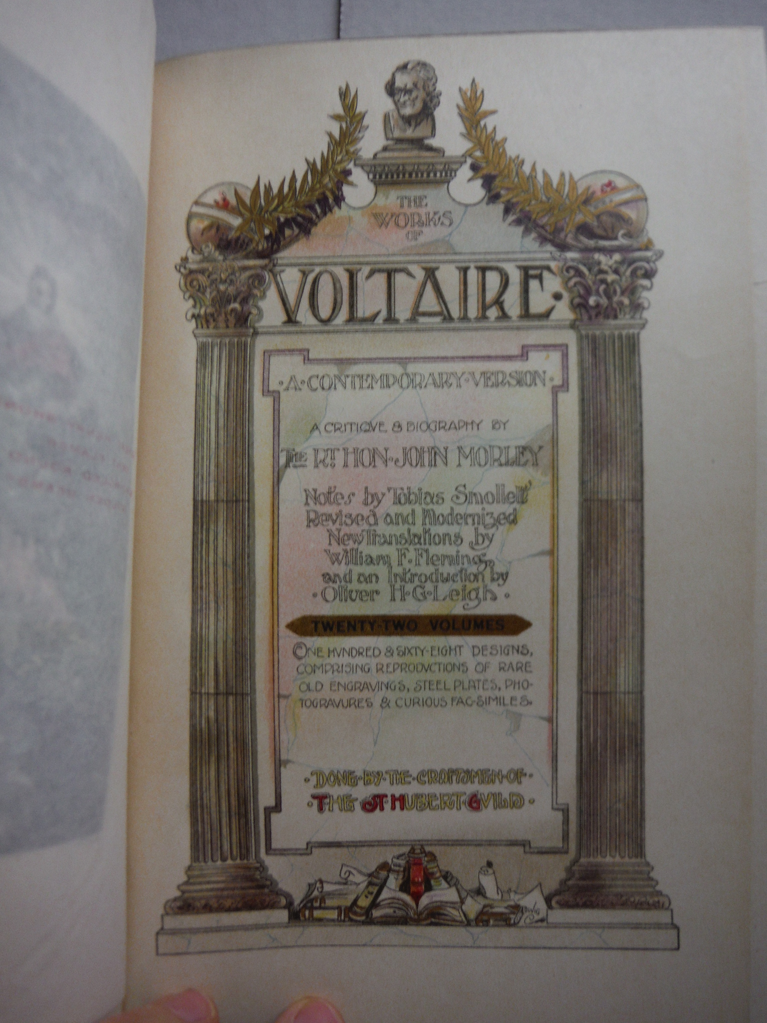 Image 2 of The Works of Voltaire (22 Volumes) 1901