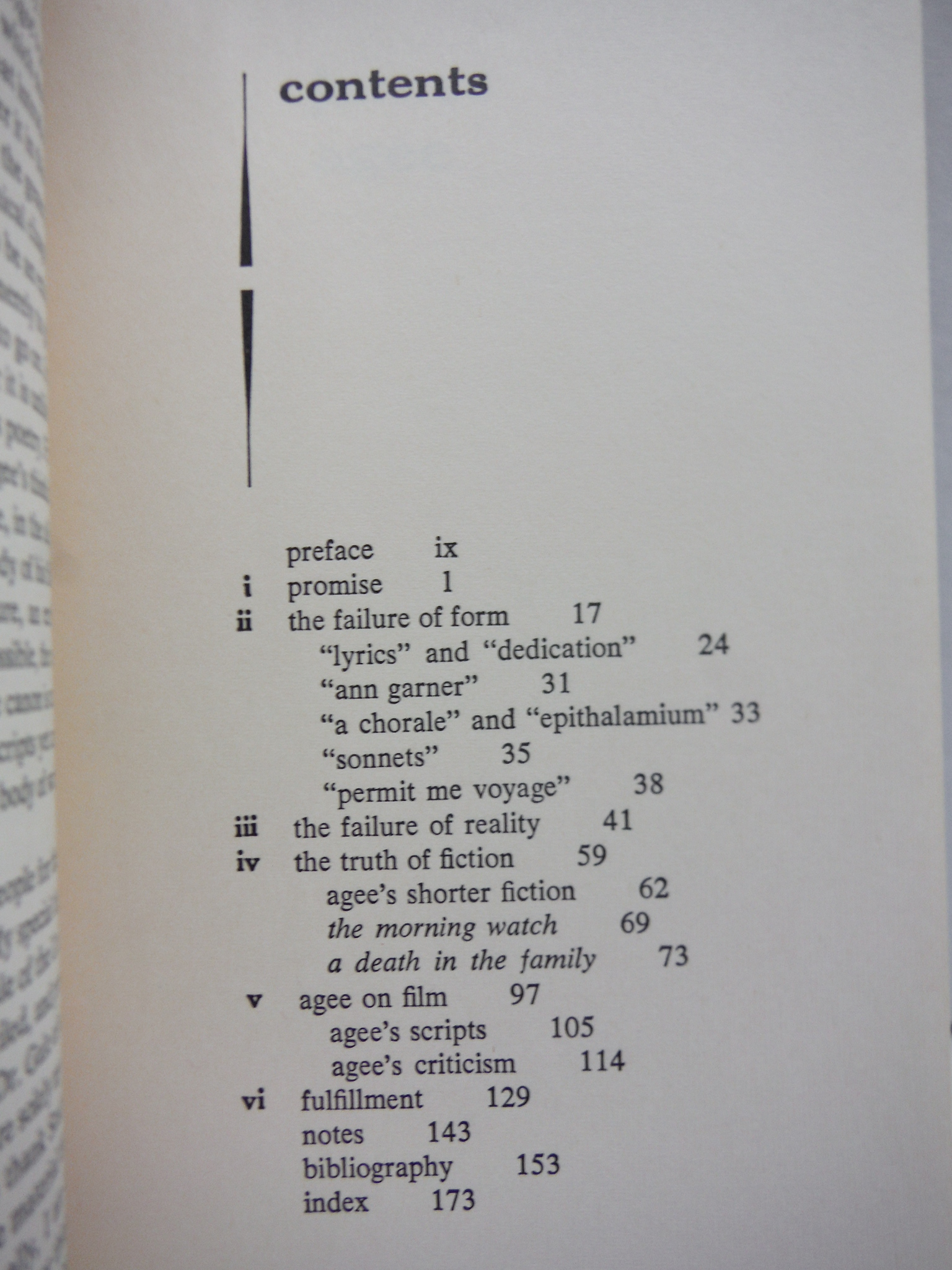 Image 1 of James Agee - Promise And Fulfillment - Critical Essays In Modern Literature