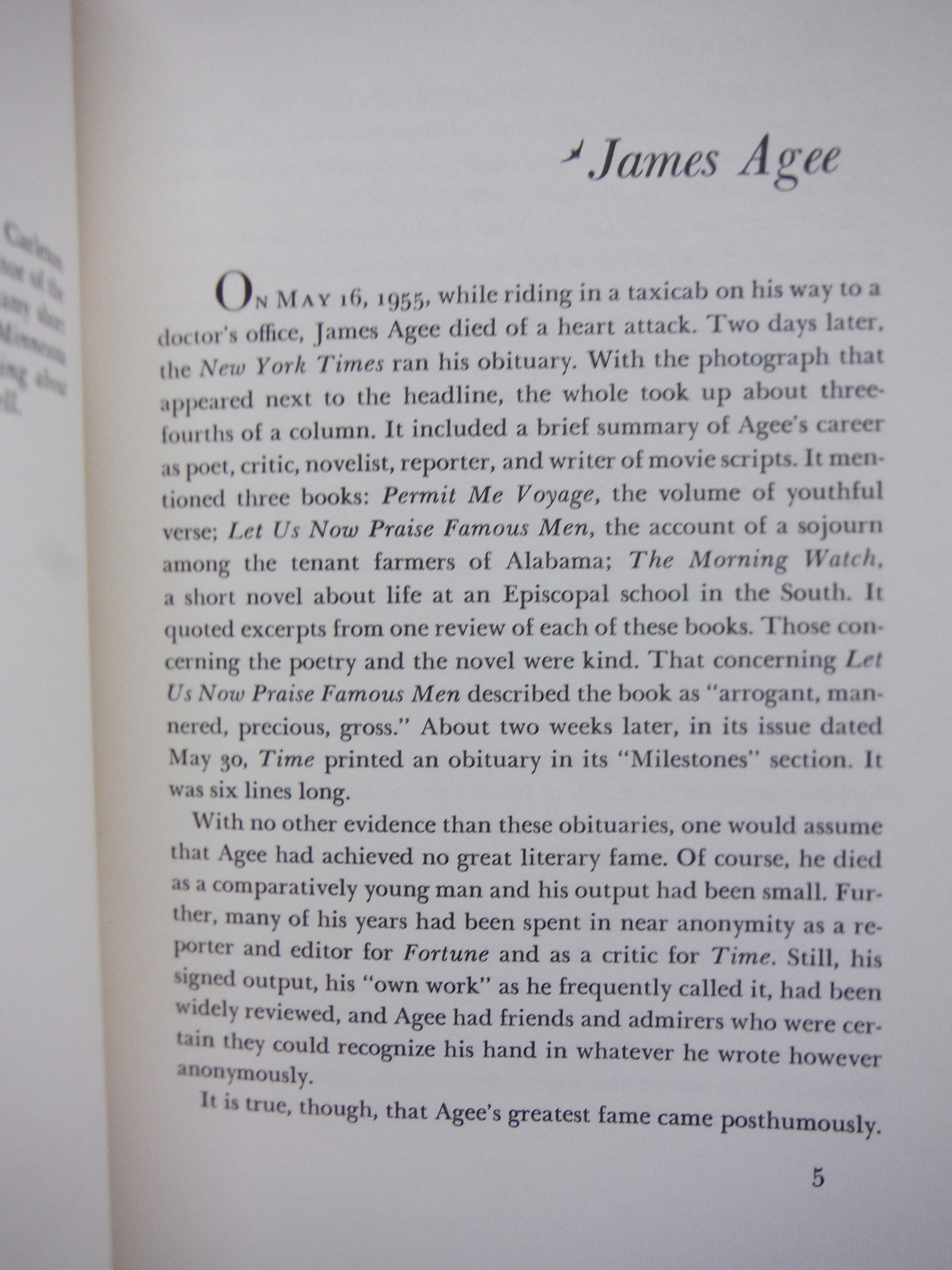 Image 1 of James Agee - American Writers 95: University of Minnesota Pamphlets