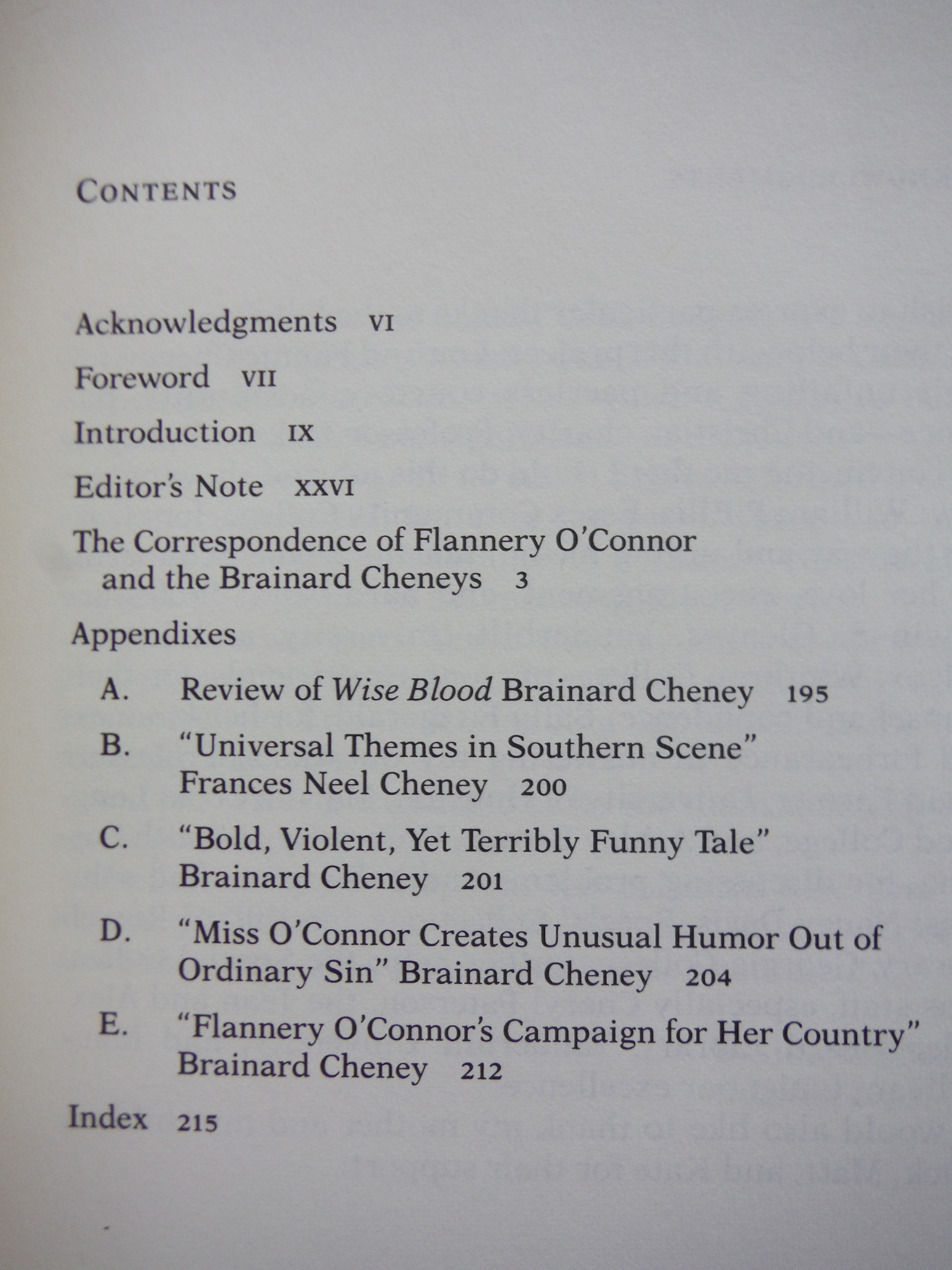Image 1 of Correspondence of Flannery O'Connor and the Brainard Cheneys