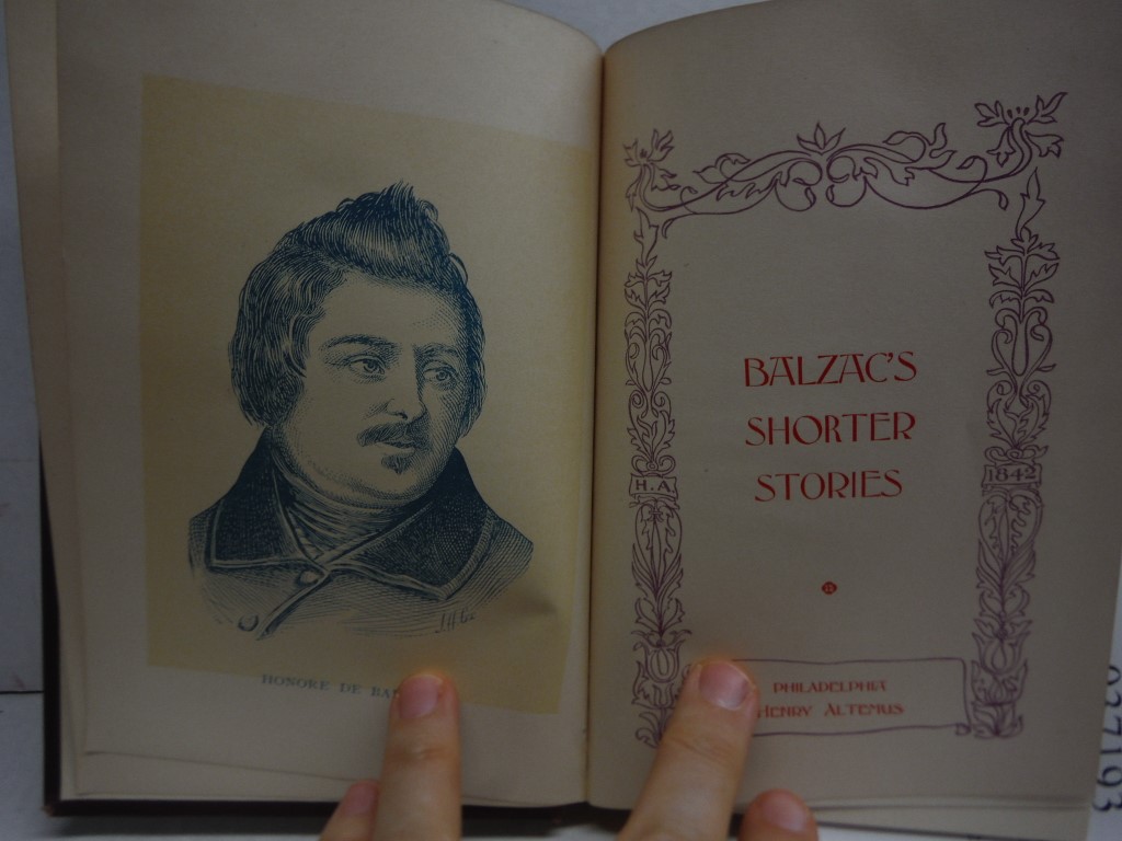Image 3 of Balzac's Shorter Stories