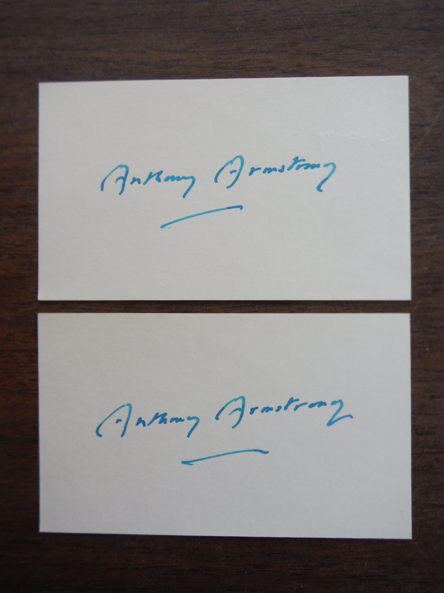 Image 0 of 2 Autographs of Anthony Armstrong