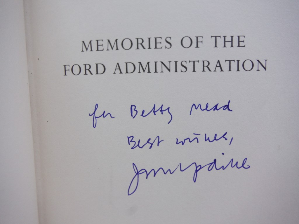 Image 1 of Memories of the Ford Administration