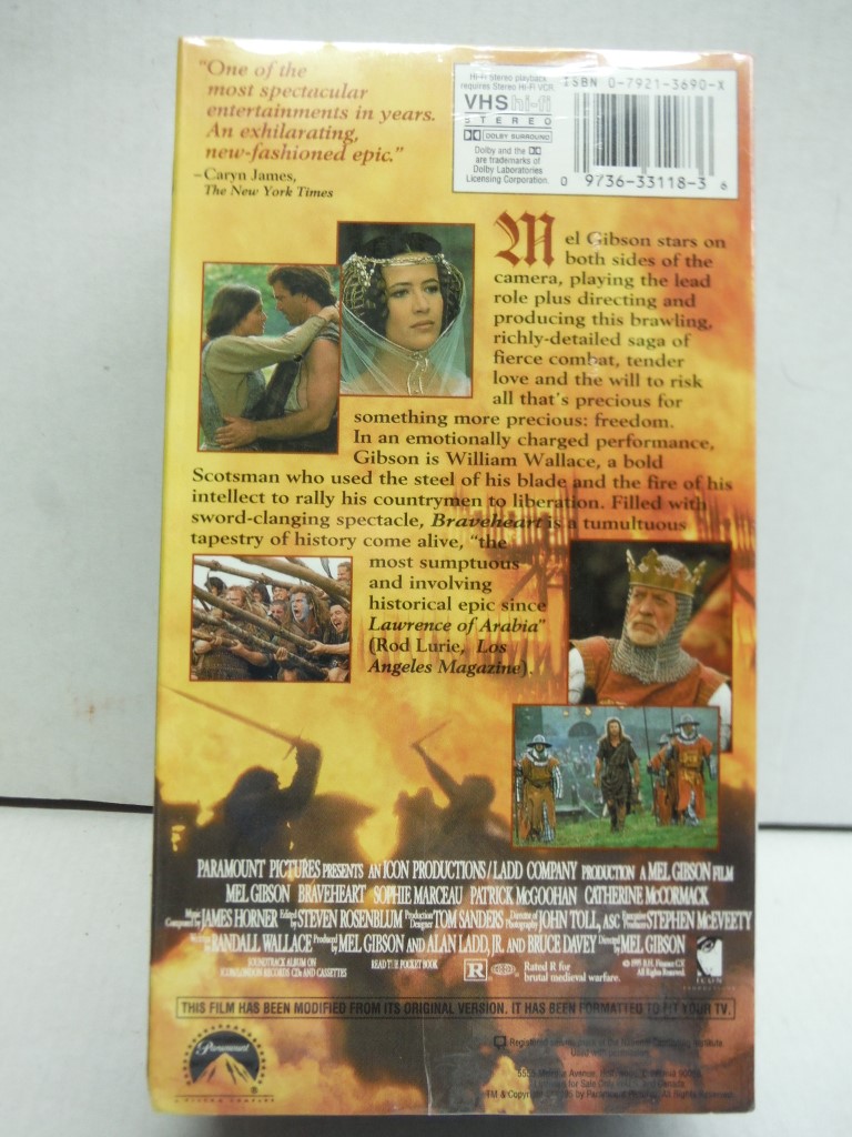 Image 1 of Braveheart [VHS]
