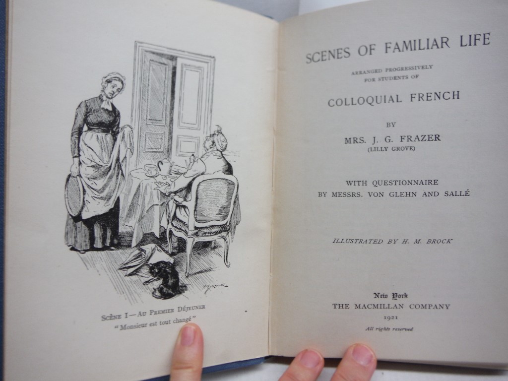 Image 1 of Scenes of Familiar Life Arranged Progressively for Students of Colloquial French
