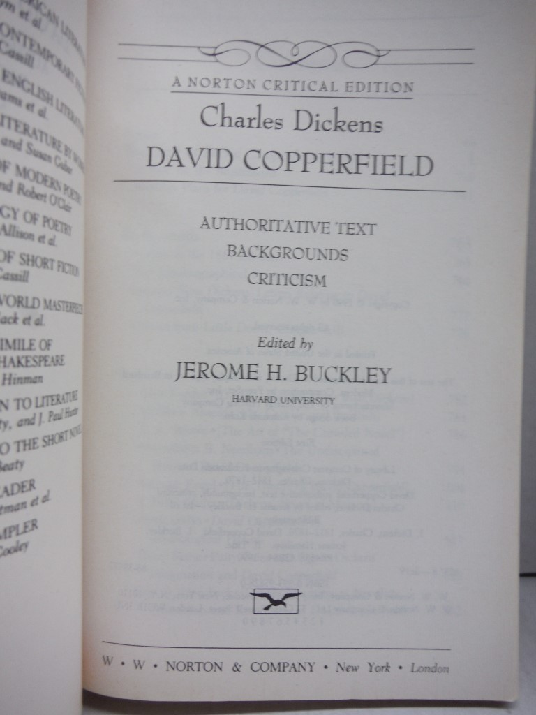 Image 4 of Charles Dickens, set of 3 paperbacks, Norton Critical Edition