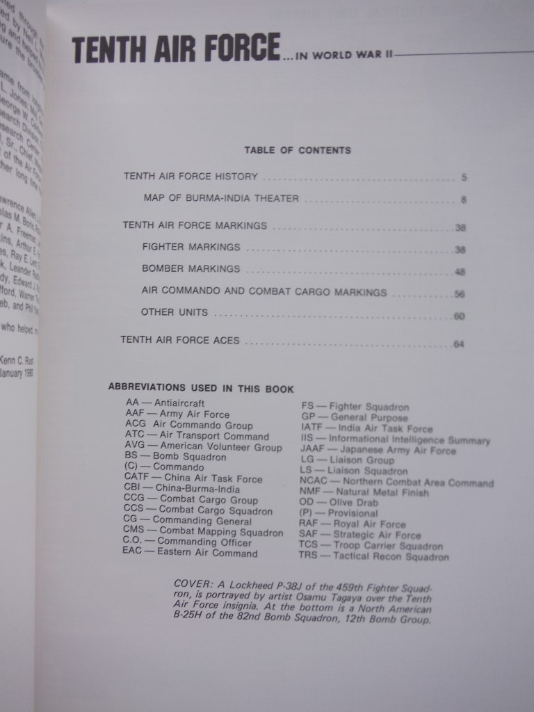 Image 1 of Tenth Air Force Story ... in World War II