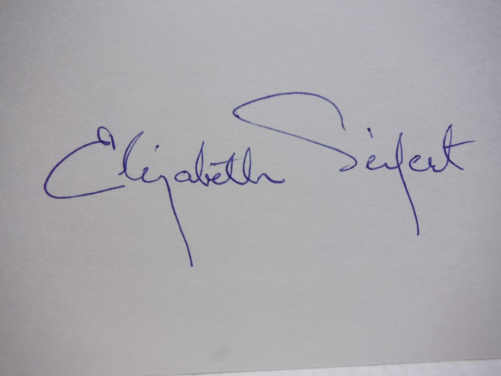 Image 2 of 4 Autographs of Elizabeth Seifert Gasparotti