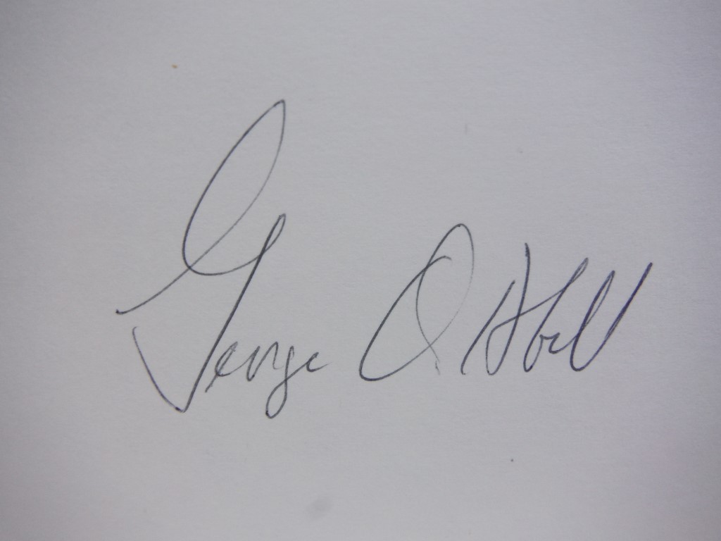 Image 1 of 4 Autographs of George O. Abell.