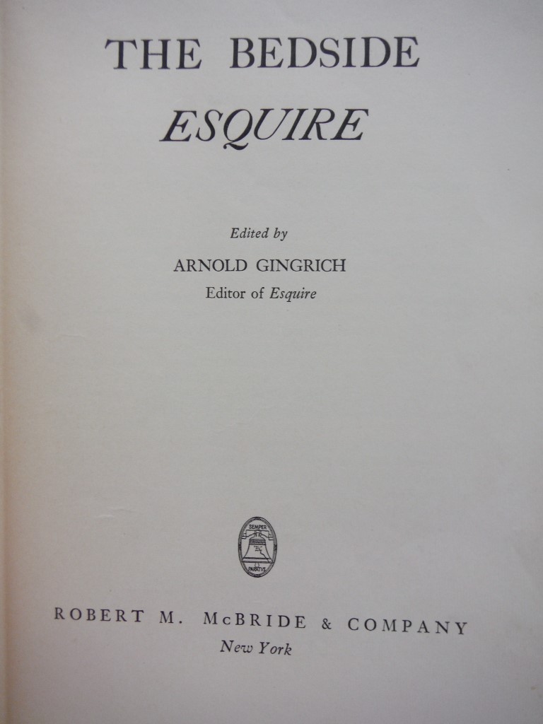 Image 1 of The Bedside Esquire