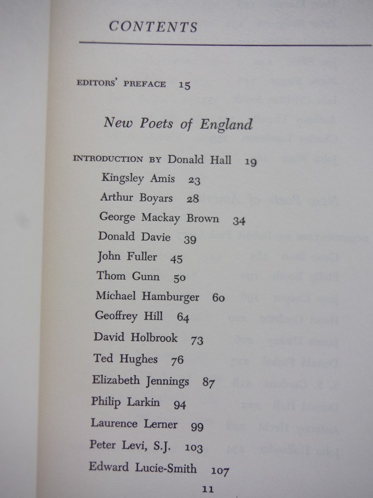 Image 1 of New Poets of England and America: Second Selection