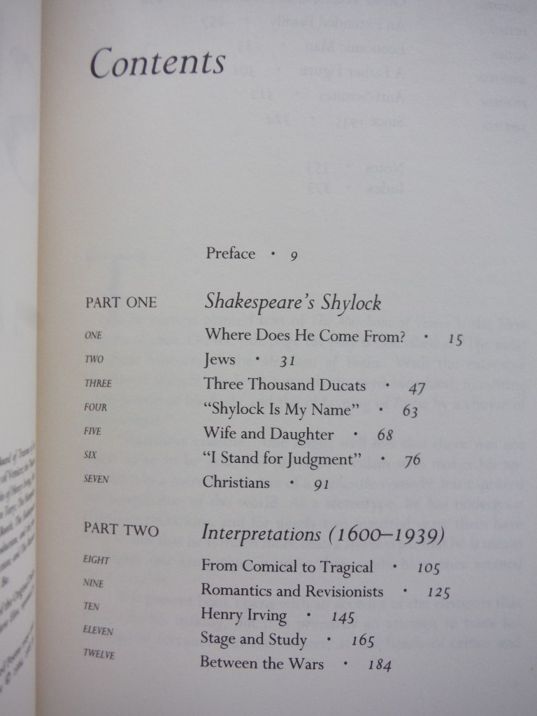 Image 3 of Lot of 3 HC books on Shakespeare and the Merchant of Venice.