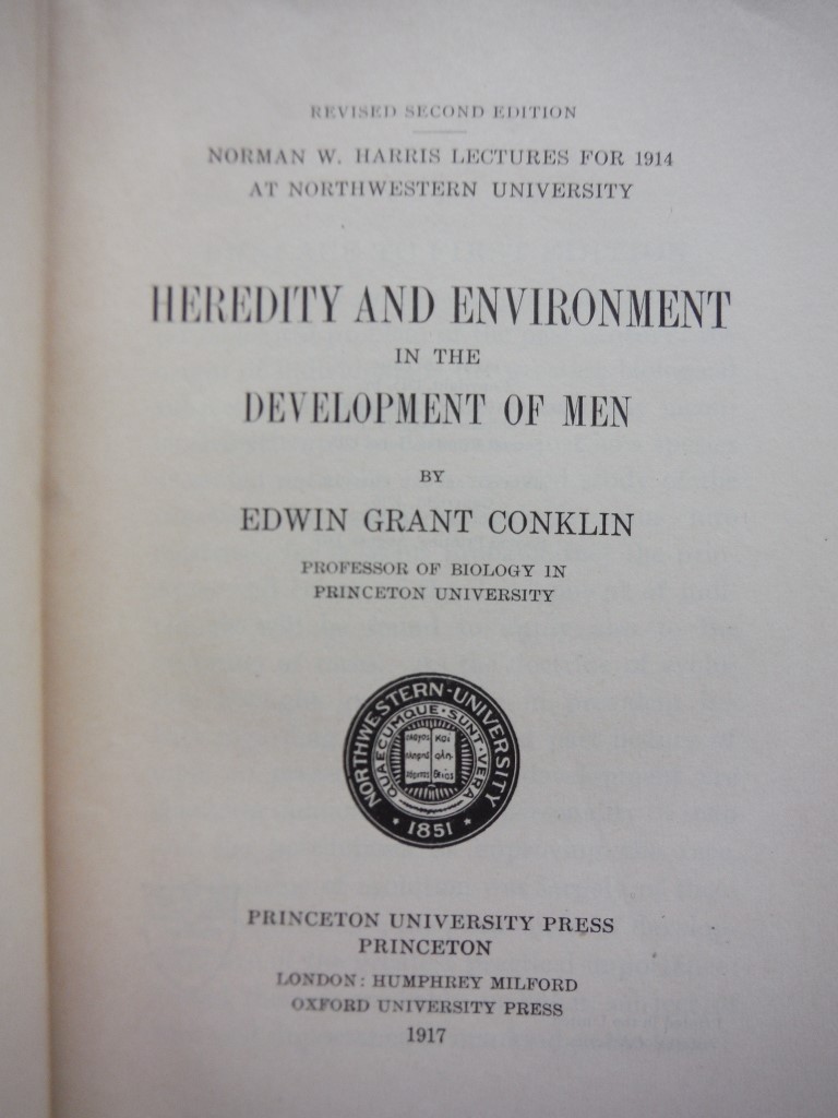 Image 2 of Heredity and Environment in the Development of Men