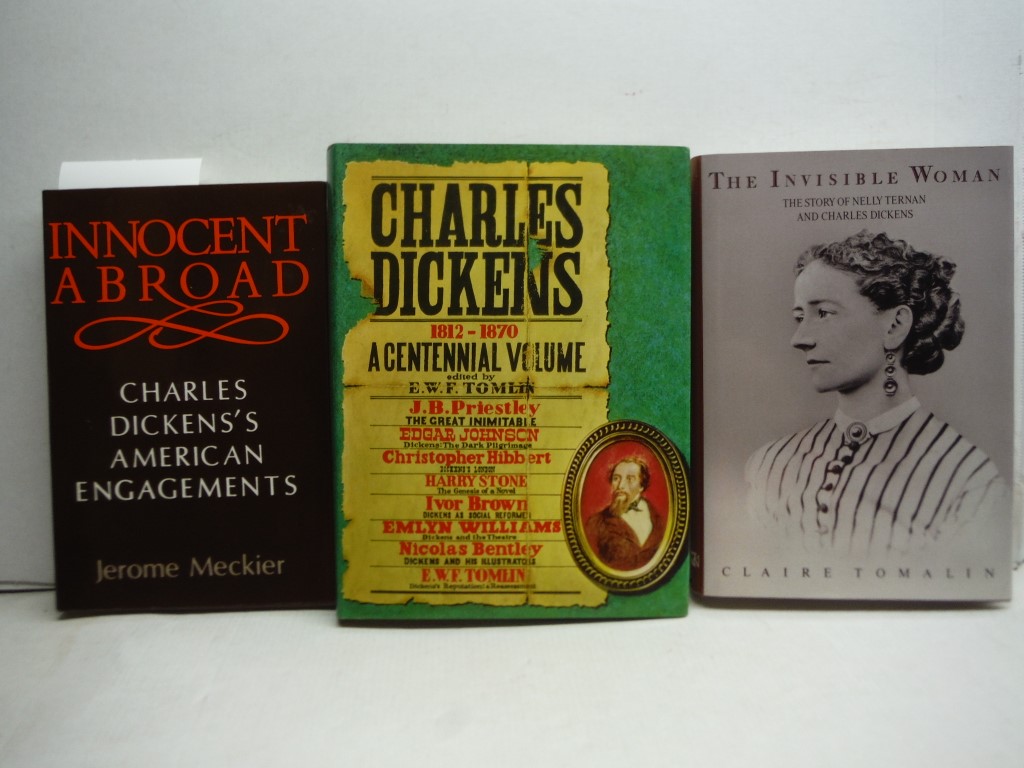 Lot of 3 HC relating to Charles Dickens Life
