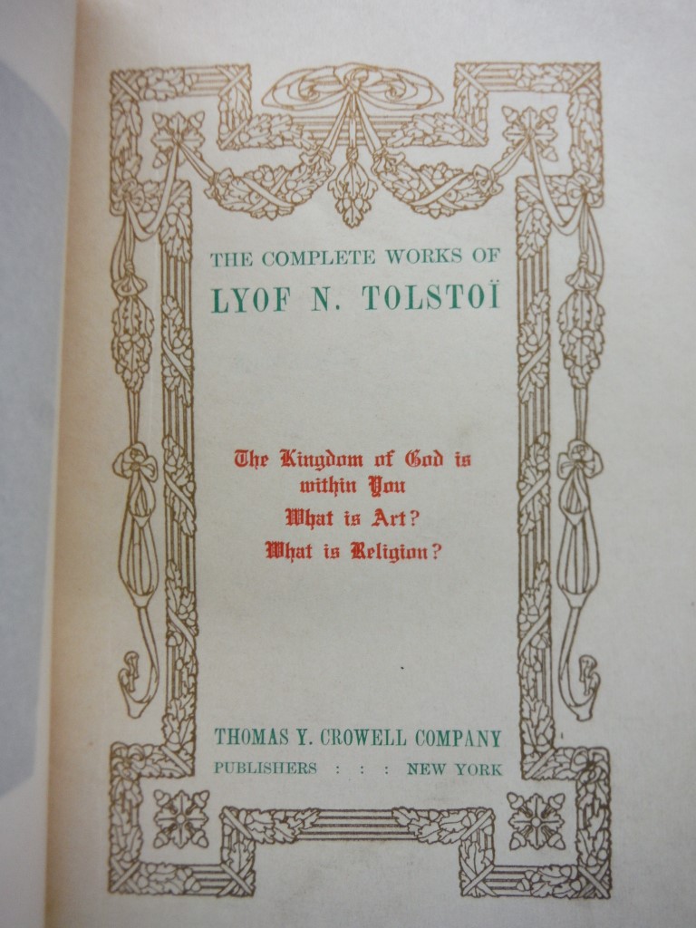 Image 3 of Complete Works of Lyof N. Tolstoi