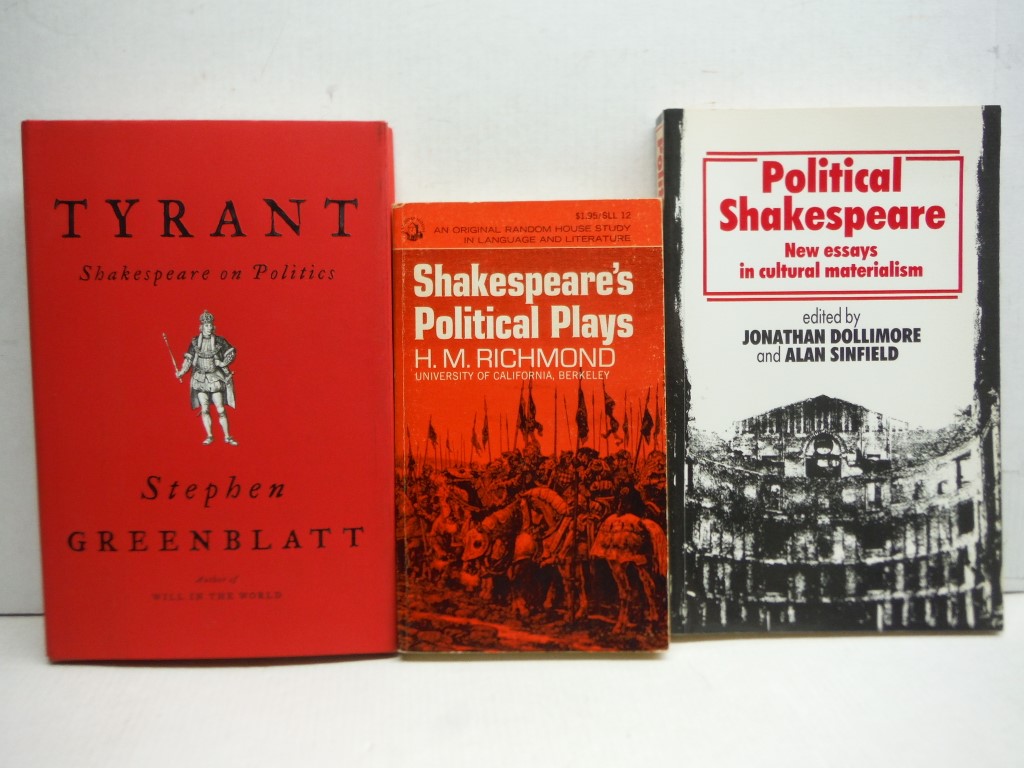 Lot of 3 books on Shakespeare and Politics