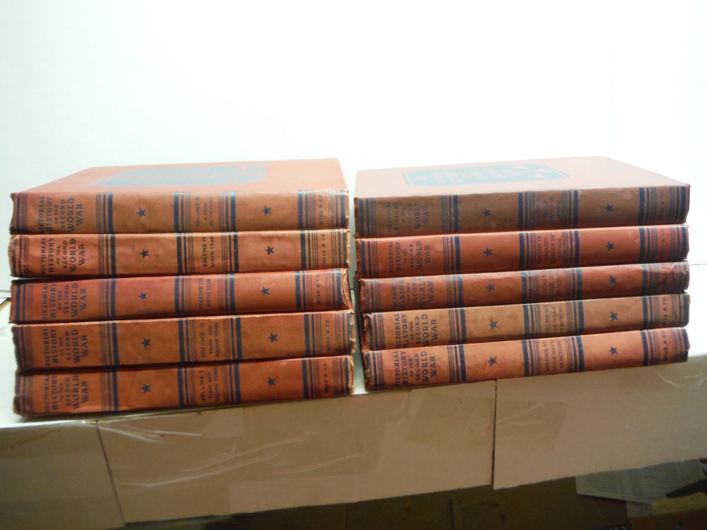 Image 0 of Pictorial History of the Second World War - 10 Volume Set.