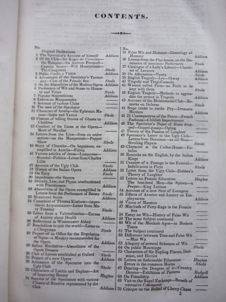 Image 3 of The Spectator; with Notes and a General Index, 