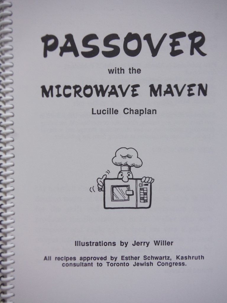 Image 1 of Passover with the Microwave Maven
